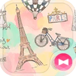 Logo of I Love Paris Theme +HOME android Application 